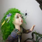 Ой, паучок! Авторская кукла ручной работы