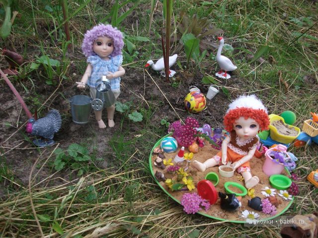 Как девочки провели свой отпуск в деревне | Бэйбики Как девочки провели свой отпуск в деревне