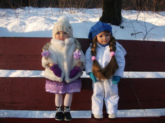 Прогулка Алены, кукла от Сони Хартман - Хелен (Heart and Soul Dolls) и встреча с подружкой Николькой (фото 4)