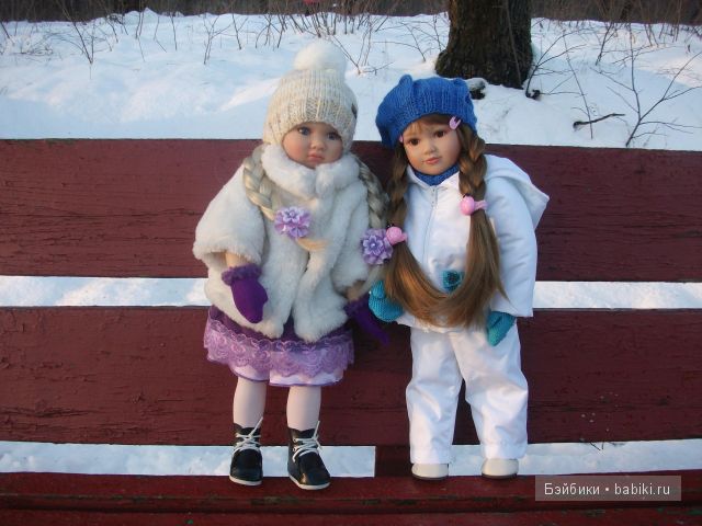 Прогулка Алены, кукла от Сони Хартман - Хелен (Heart and Soul Dolls) и встреча с подружкой Николькой (фото 7)