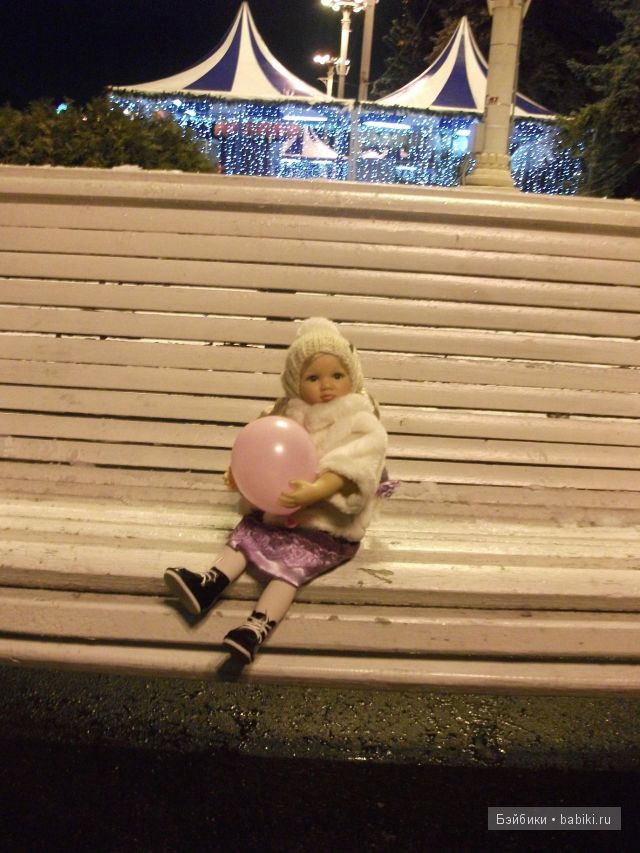 Прогулка Алены, кукла от Сони Хартман - Хелен (Heart and Soul Dolls) и встреча с подружкой Николькой