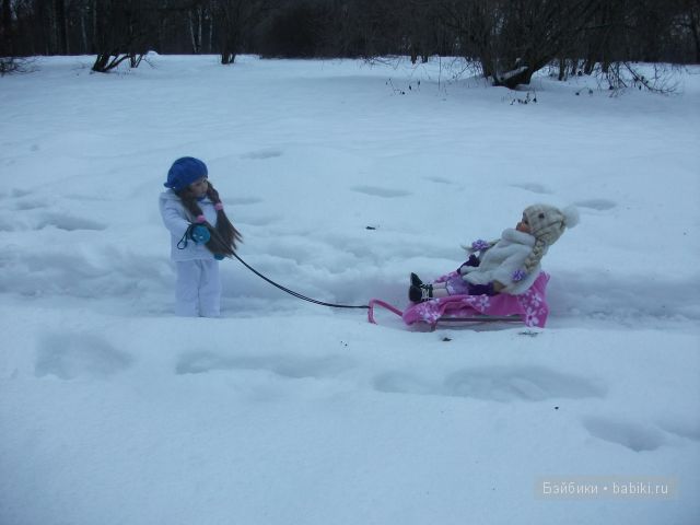 Прогулка Алены, кукла от Сони Хартман - Хелен (Heart and Soul Dolls) и встреча с подружкой Николькой