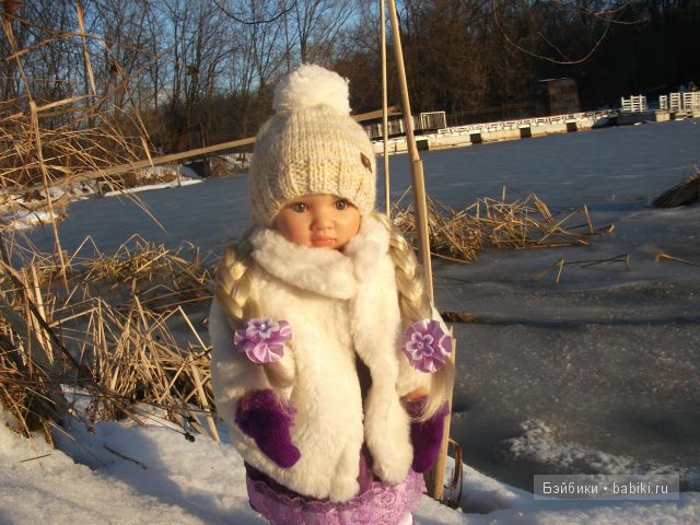 Прогулка Алены, кукла от Сони Хартман - Хелен (Heart and Soul Dolls) и встреча с подружкой Николькой (фото 2)