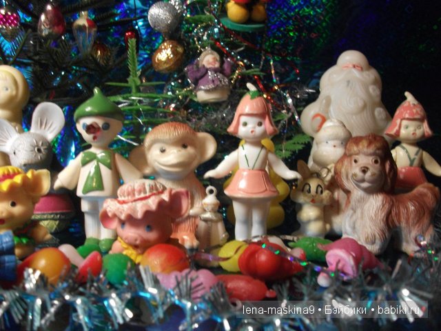 Воспоминания о детстве! Куколки,игрушки, елочки