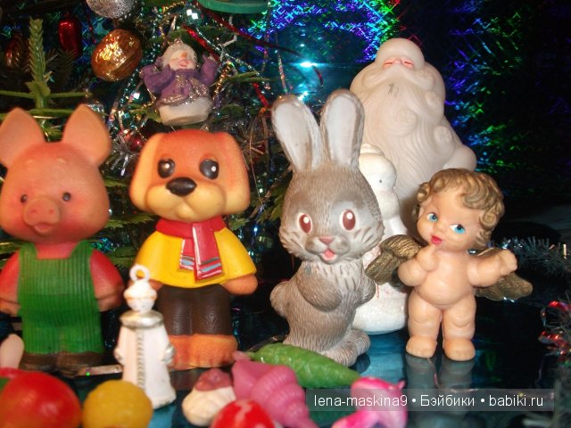 Воспоминания о детстве! Куколки,игрушки, елочки