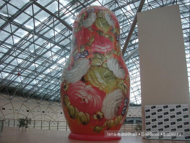 Выставка гиганских матрешек