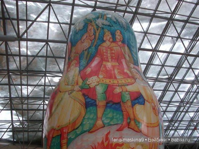 Выставка гиганских матрешек