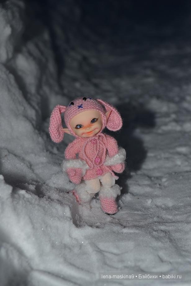 Прогулка куклы (БЖД) Луши в вечернем лесу (фото 3)