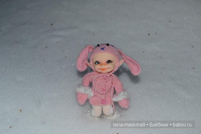 Прогулка куклы (БЖД) Луши в вечернем лесу