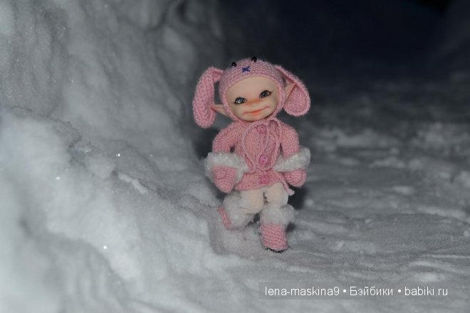 Прогулка куклы (БЖД) Луши в вечернем лесу (фото 4)