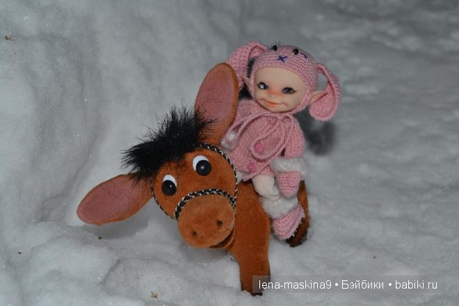 Прогулка куклы (БЖД) Луши в вечернем лесу (фото 10)