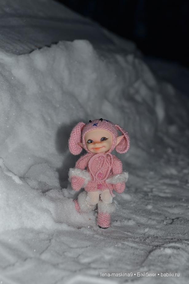 Прогулка куклы (БЖД) Луши в вечернем лесу (фото 5)