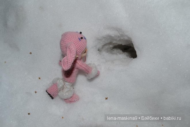 Прогулка куклы (БЖД) Луши в вечернем лесу