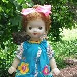 Подружка детства и киски в корзиночке. Кукла СССР