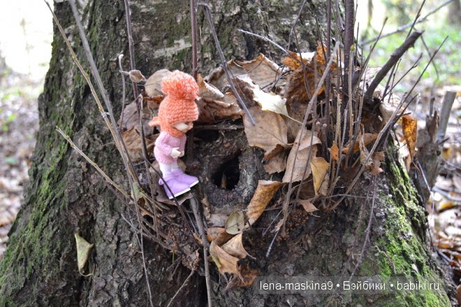 Луша на прогулке со своим другом Крошем. В осеннем лесу | Бэйбики Луша на прогулке со своим другом Крошем. В осеннем лесу