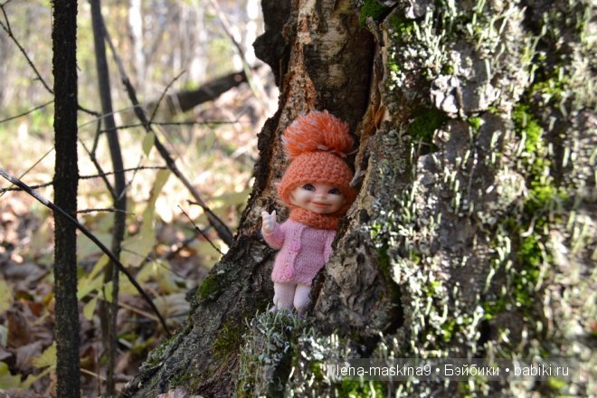 Луша на прогулке со своим другом Крошем. В осеннем лесу | Бэйбики Луша на прогулке со своим другом Крошем. В осеннем лесу