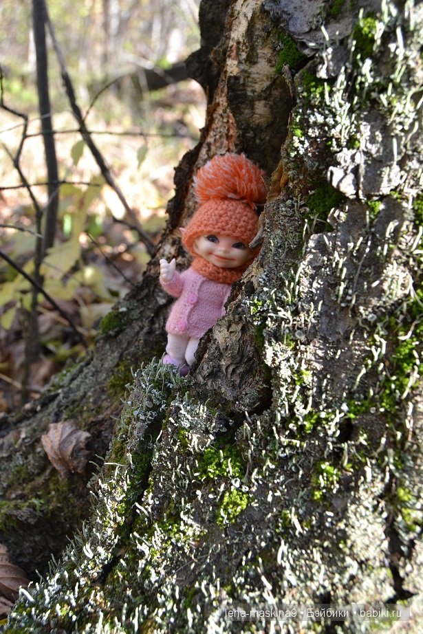 Луша на прогулке со своим другом Крошем. В осеннем лесу | Бэйбики Луша на прогулке со своим другом Крошем. В осеннем лесу