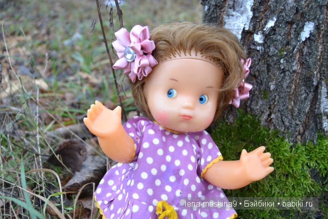 Моя любимица-кукла непослушная Аленка, снова со мной