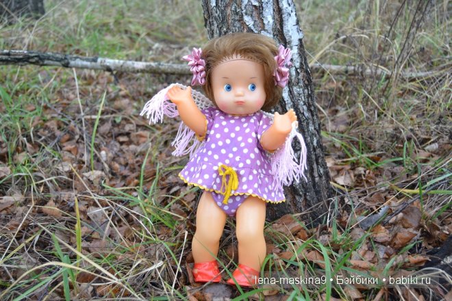 Моя любимица-кукла непослушная Аленка, снова со мной