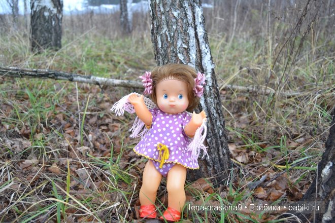 Моя любимица-кукла непослушная Аленка, снова со мной