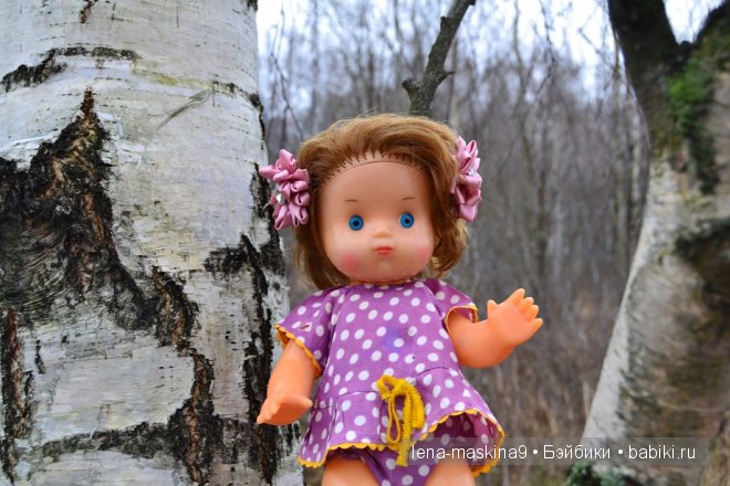 Моя любимица-кукла непослушная Аленка, снова со мной