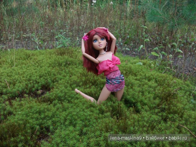 Лето кончилось, за окошком дождик, а так хочеться тепла и солнышка!!! (Шарнирная куколка и лето)