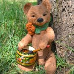 Плюшевая радость, мой любимый  винтажный Мишутка!:)