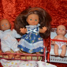 Кукла, пупсики, с коляской , кроваткой и тд