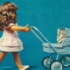 Винтажные коляски для кукол,  прошлых лет