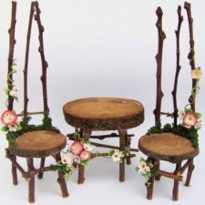 Кукольная мебель, из палочек, веточек и прочего