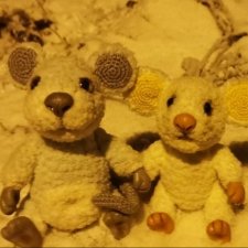 Вечер, Мышки в снежном лесу