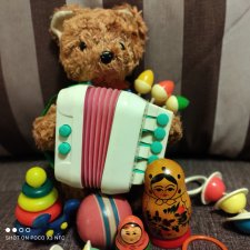 Мишка гармонист