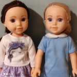 Две милые куклы лотом.
