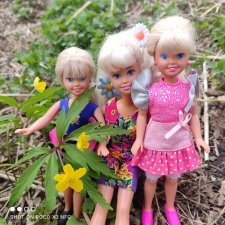 Куклы, весна, цветы