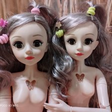 Две шарнирные куклы лотом