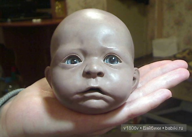 Владимир Васильев. Лепка новои куклы - голова. Видеообзорчик и немного фото (фото 3)