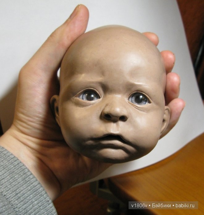 Владимир Васильев. Лепка новои куклы - голова. Видеообзорчик и немного фото (фото 2)