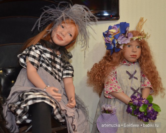 Ну вот и приехали мои красавицы Цверги. Коллекционные куклы (фото 4)