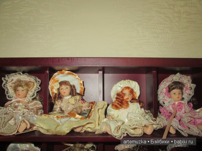 Чудесная коробочка с маленькими фарфоровыми куколками (фото 4)