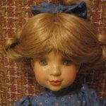 Деревянная шарнирная кукла от Sarah Kay