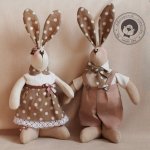 Мастер класс по игрушке. Выкройка зайца или пасхальный кролик в новом свете