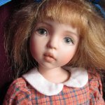 Фарфоровая малышка от Дианы Эффнер. Jm Kuwahi Dolls