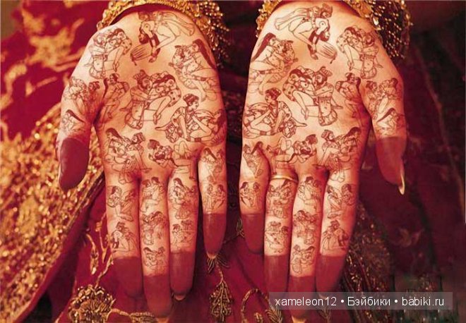 Менди, мехенди, механди — искусство росписи хной (фото 10)
