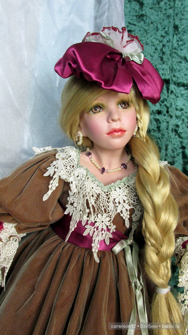 Милая барышня, фарфоровая кукла от Susy Love