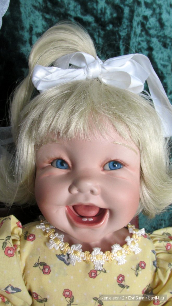 Милая хохотушка, фарфоровая кукла от Cindy Marschner Rolfe (фото 9)