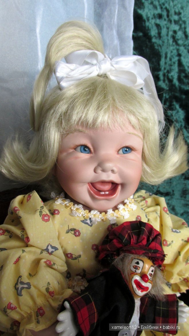 Милая хохотушка, фарфоровая кукла от Cindy Marschner Rolfe (фото 6)