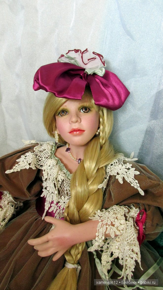Милая барышня, фарфоровая кукла от Susy Love (фото 4)