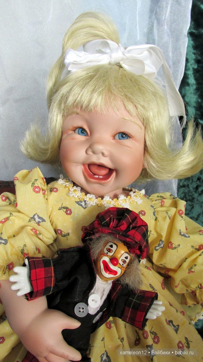 Милая хохотушка, фарфоровая кукла от Cindy Marschner Rolfe (фото 5)