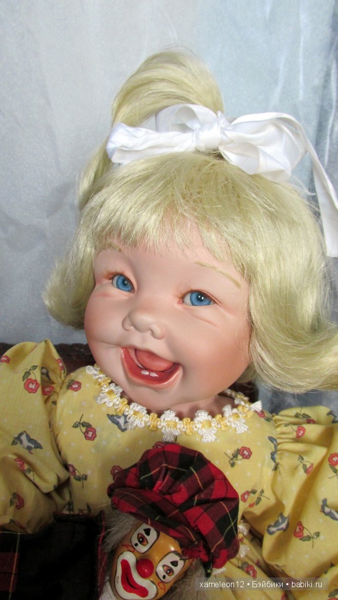 Милая хохотушка, фарфоровая кукла от Cindy Marschner Rolfe (фото 7)