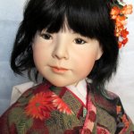 Нежная Miko, фарфоровая кукла от Marilyn Bolden